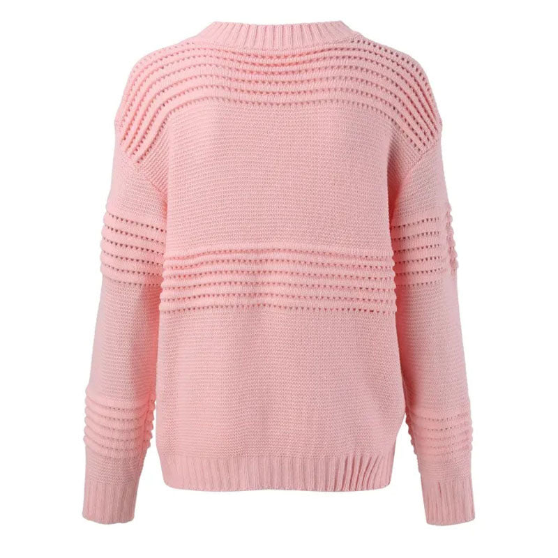 Drune | Hohlstrickpullover Mit Luftigem Muster