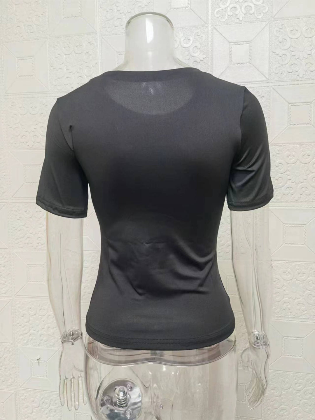 Drune | Einfarbiges Slim-Fit-Unterhemd