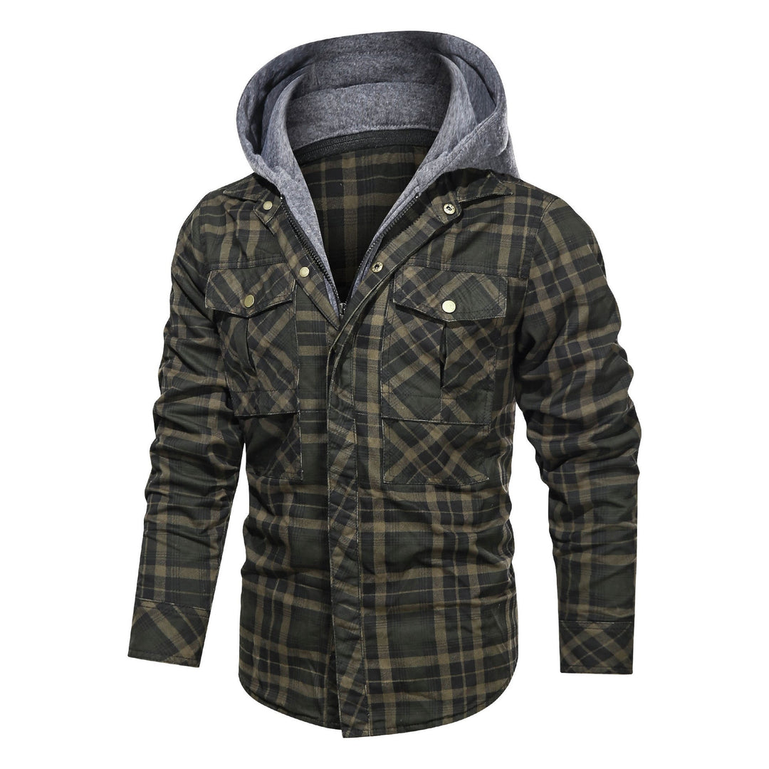 Drune | Karierte Herrenjacke