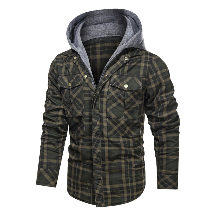 Drune | Karierte Herrenjacke