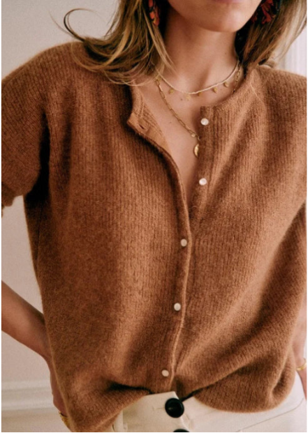 Drune | Cozy women's cardigan with V-neck and buttons