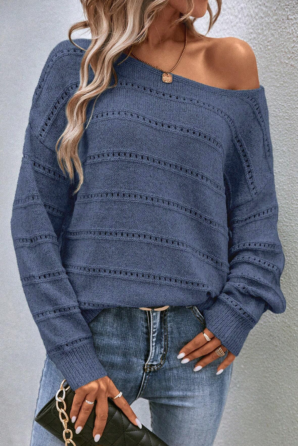 Drune | Strickpullover Mit Aufwendigen Details Für Frauen