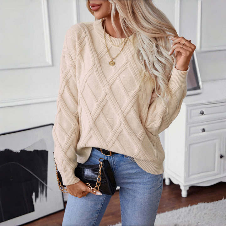 Drune | Einfarbiger Pullover Für Lässige Outfits