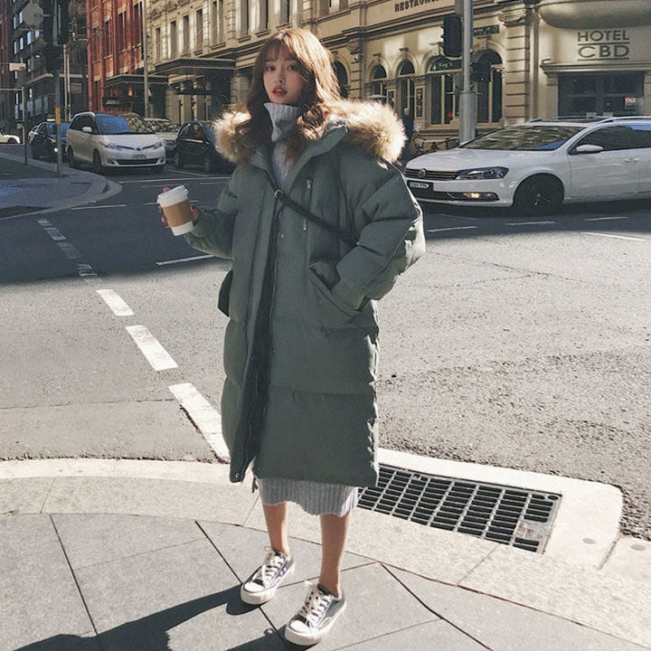 Drune | Gepolstertes Jacket mit Pelzkragen für Damen