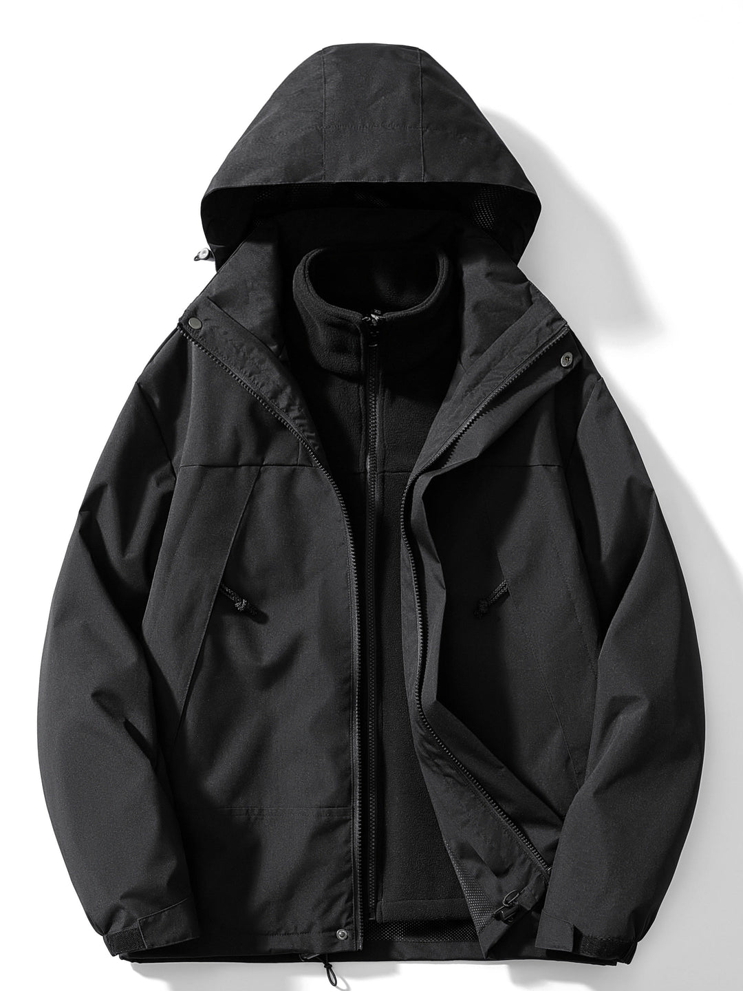 Drune | 3-In-1 Fleece-Winterjacke Mit Kapuze Für Damen