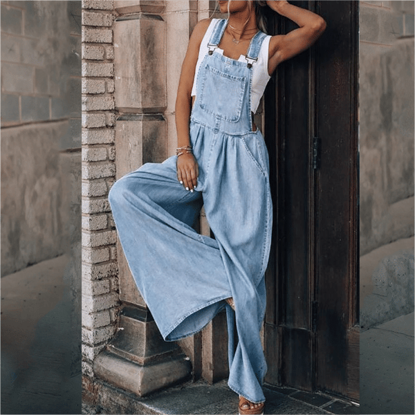 Drune | Damen Denim Overall