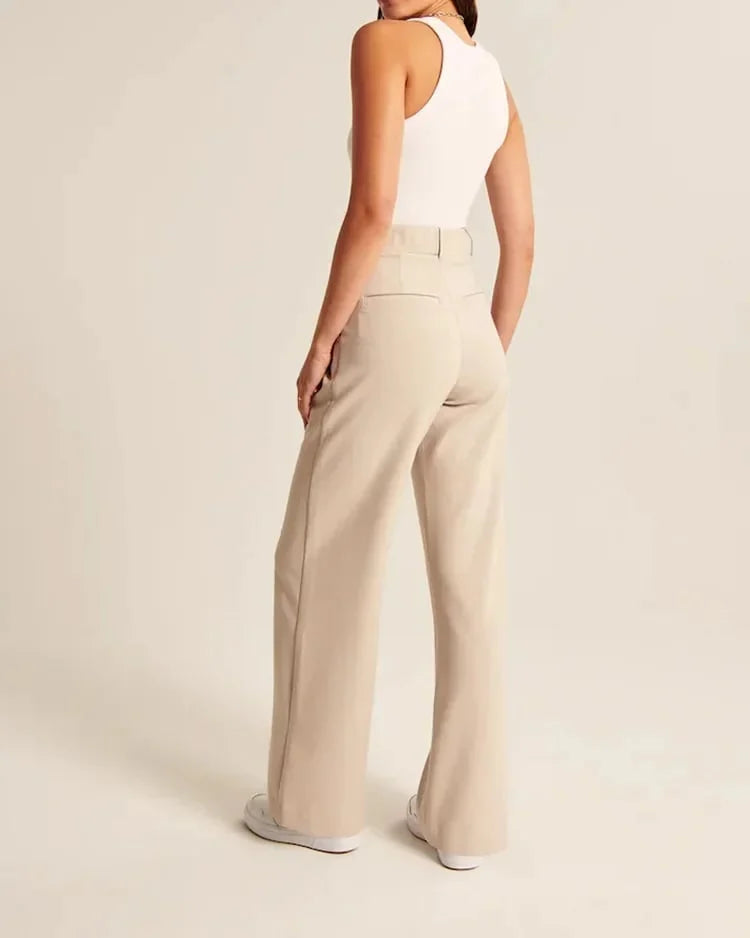 Drune | Palazzo-Hose mit hoher Taille und weitem Bein