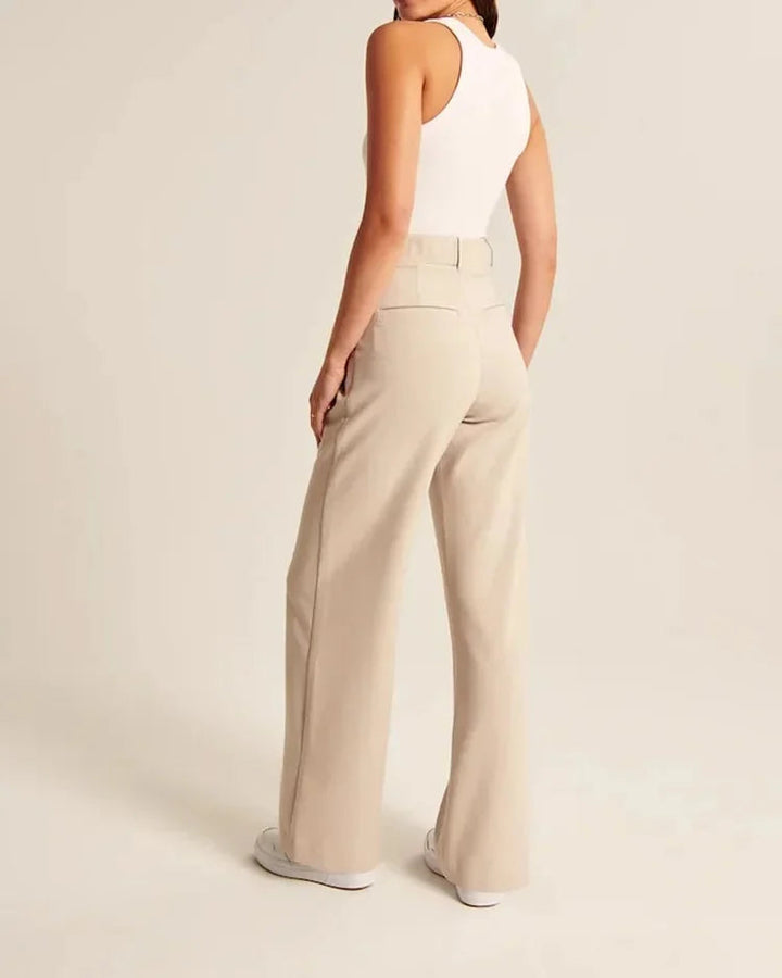 Drune | Palazzo-Hose mit hoher Taille und weitem Bein