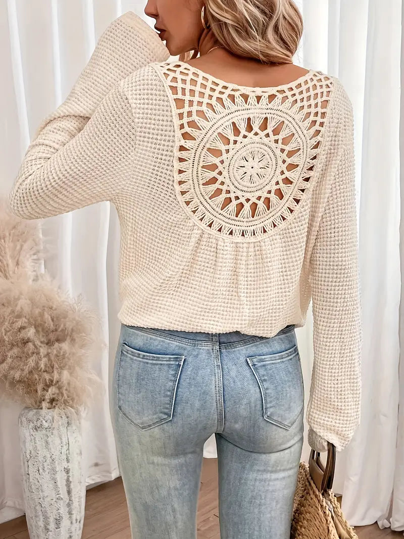 Drune | Eleganter V-Ausschnitt Pullover mit Zeitlosem Design