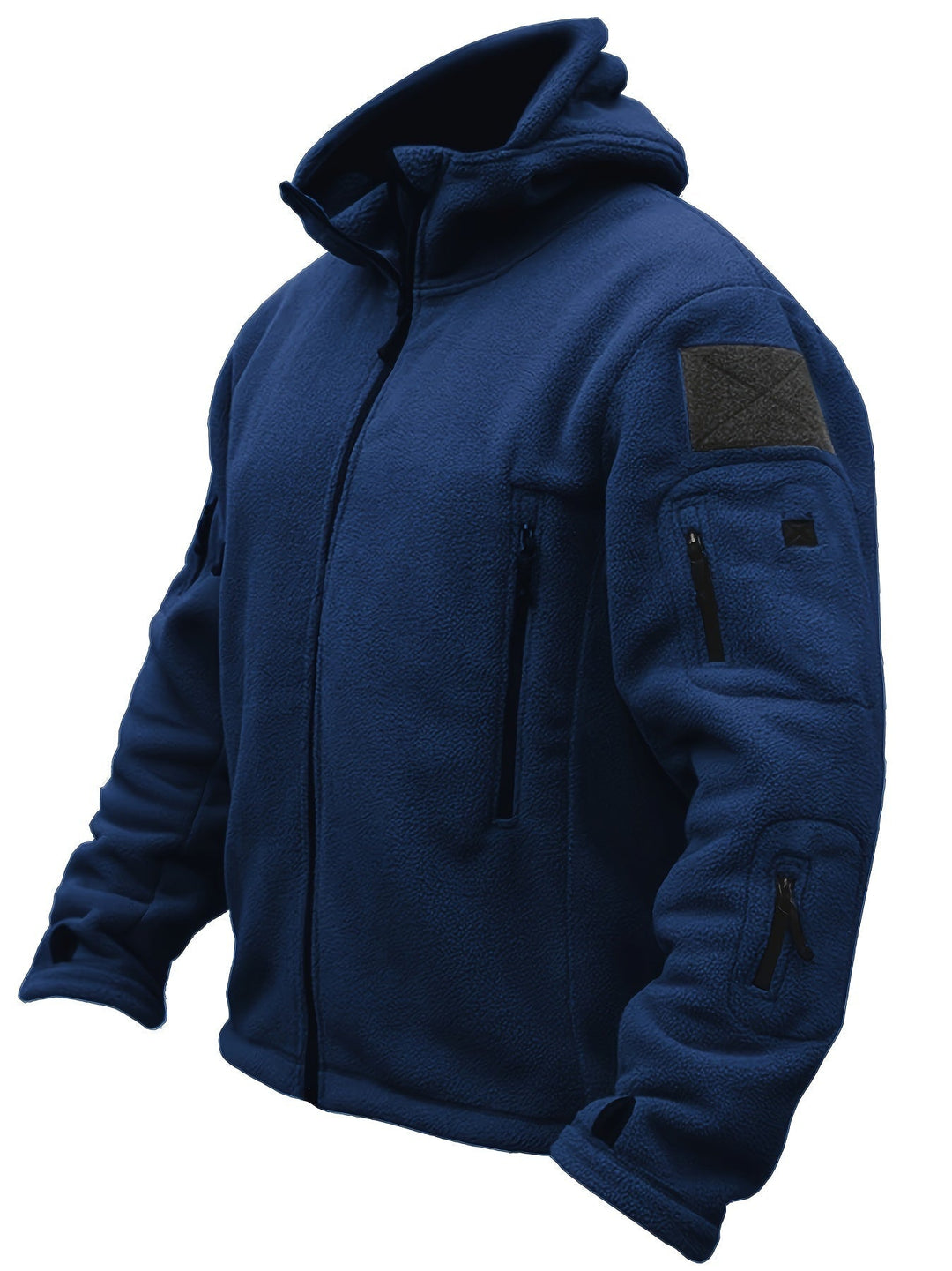 Drune | Fleece-Reißverschluss-Winddichte Outdoorjacke Für Herren - Perfekt für Outdoor-Aktivitäten