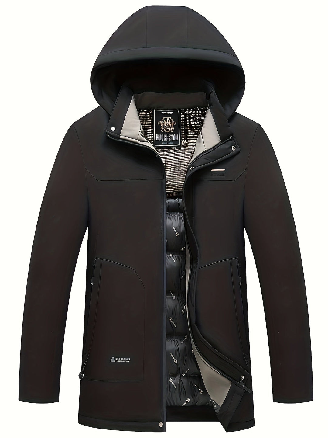 Drune | Thermo-Hoodie für Herren Winterjacke - Perfekt für Outdoor-Aktivitäten
