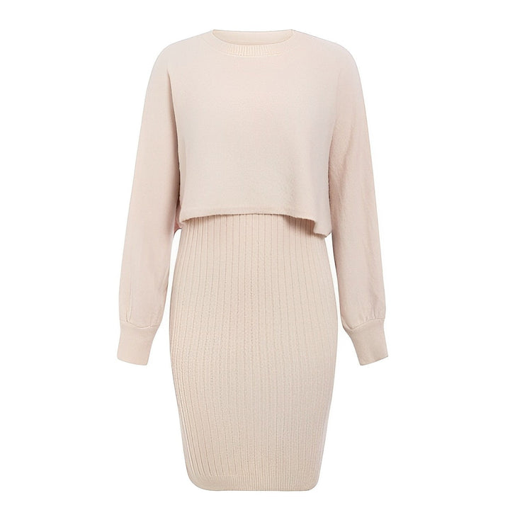 Drune | 2|Teiliges Strickkleid Mit Flügelärmeln