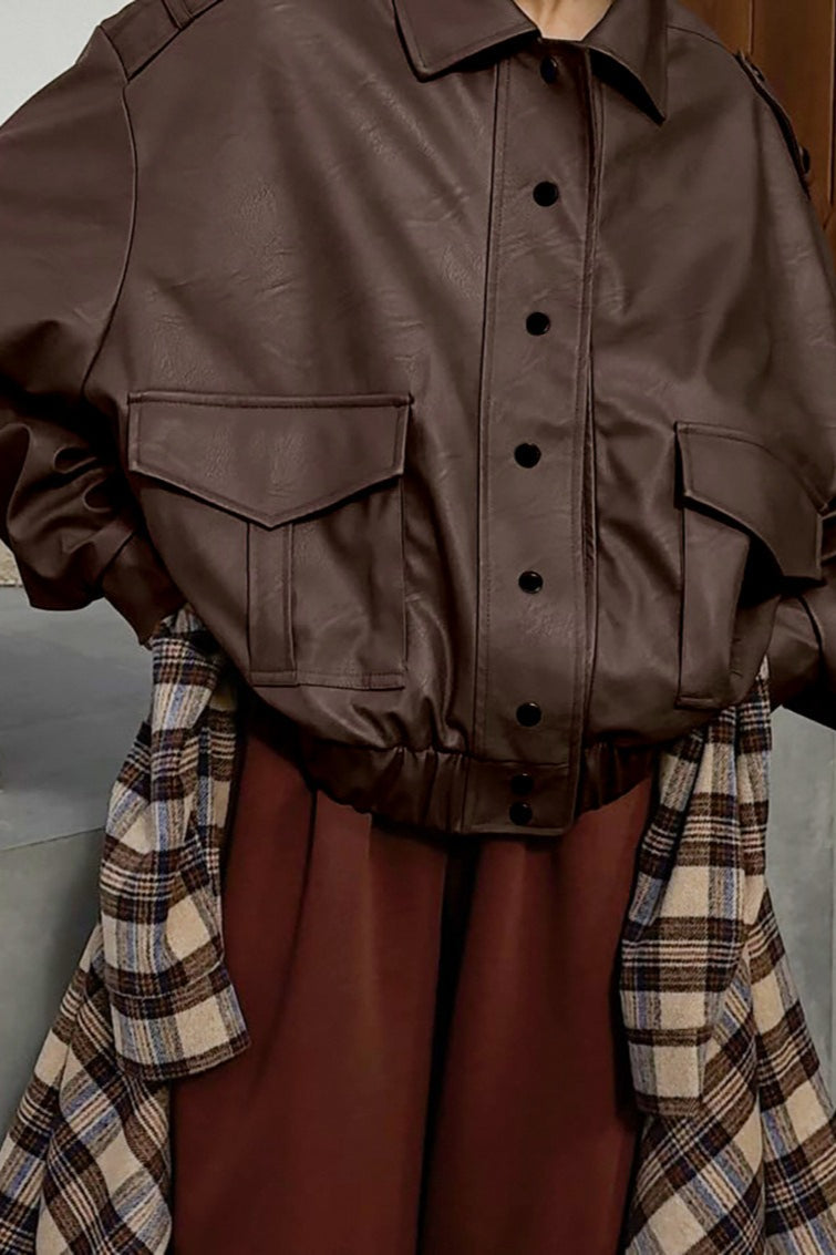 Drune | Langarm-Lederjacke