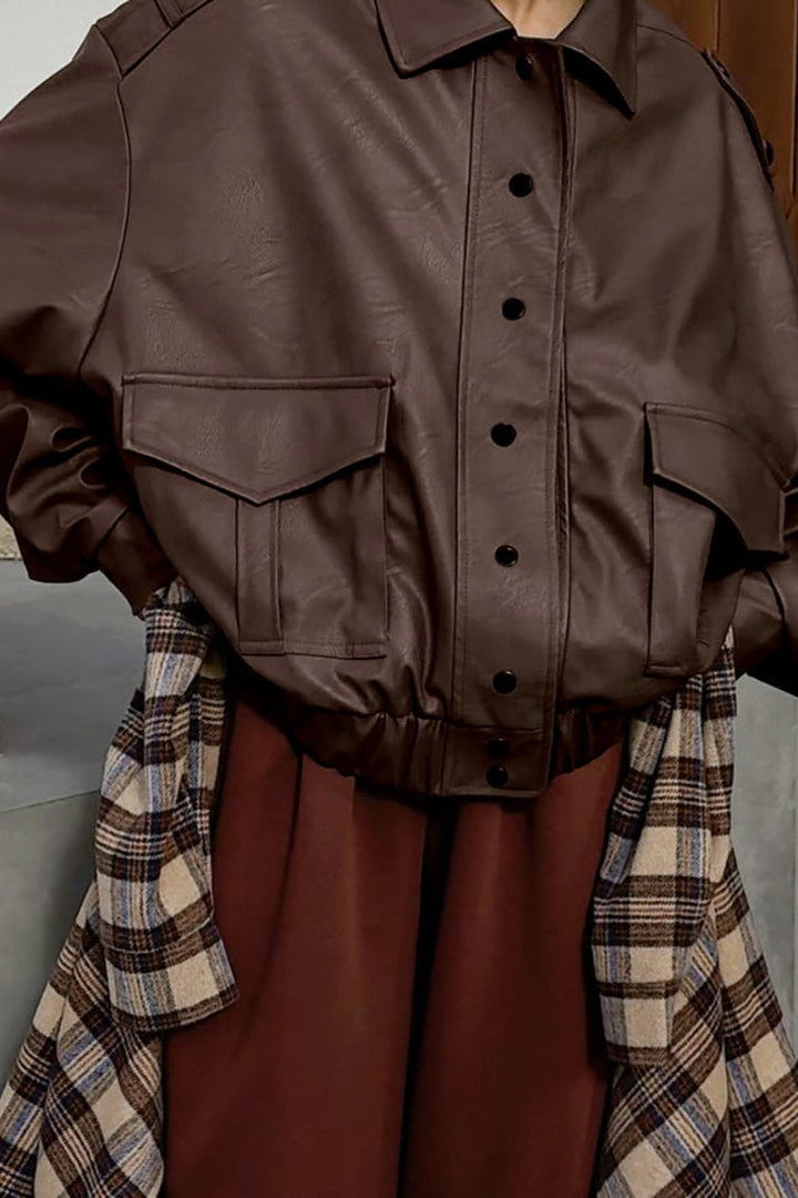 Drune | Langarm-Lederjacke