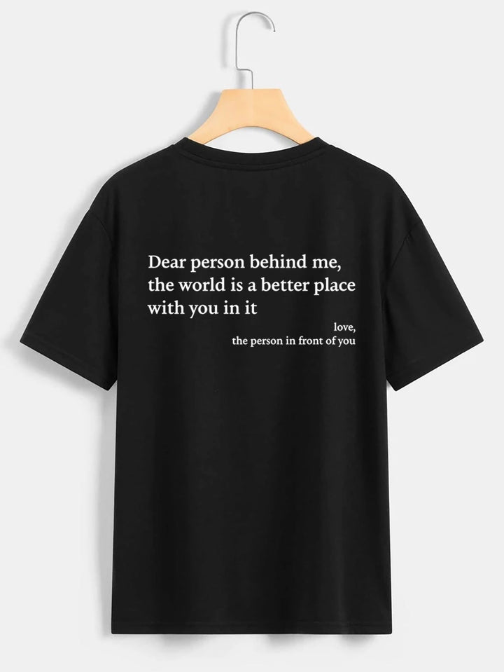 Drune | Damen T-Shirt Mit Rundhalsausschnitt Und Slogan
