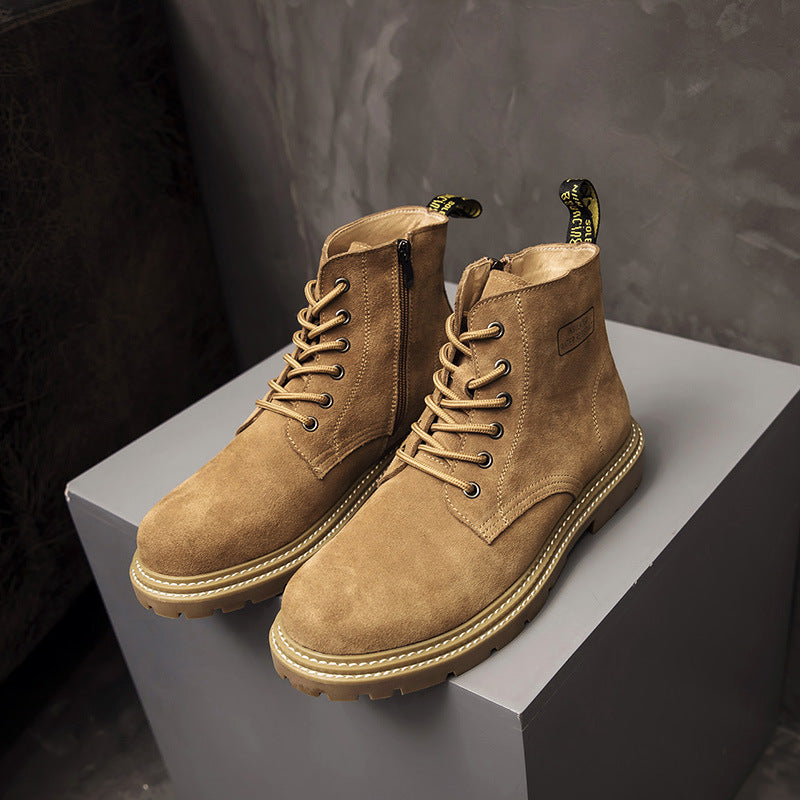 Herren-Stiefel im britischen Stil mit Keilabsatz