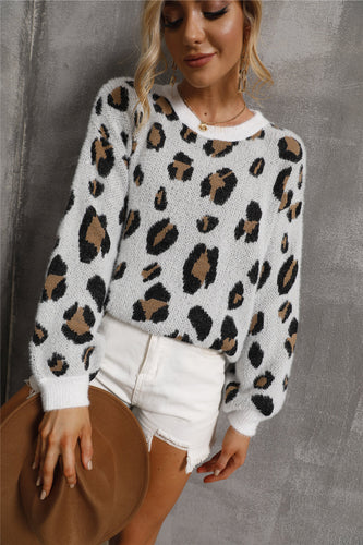 Drune Große Größe Leopard Pullover