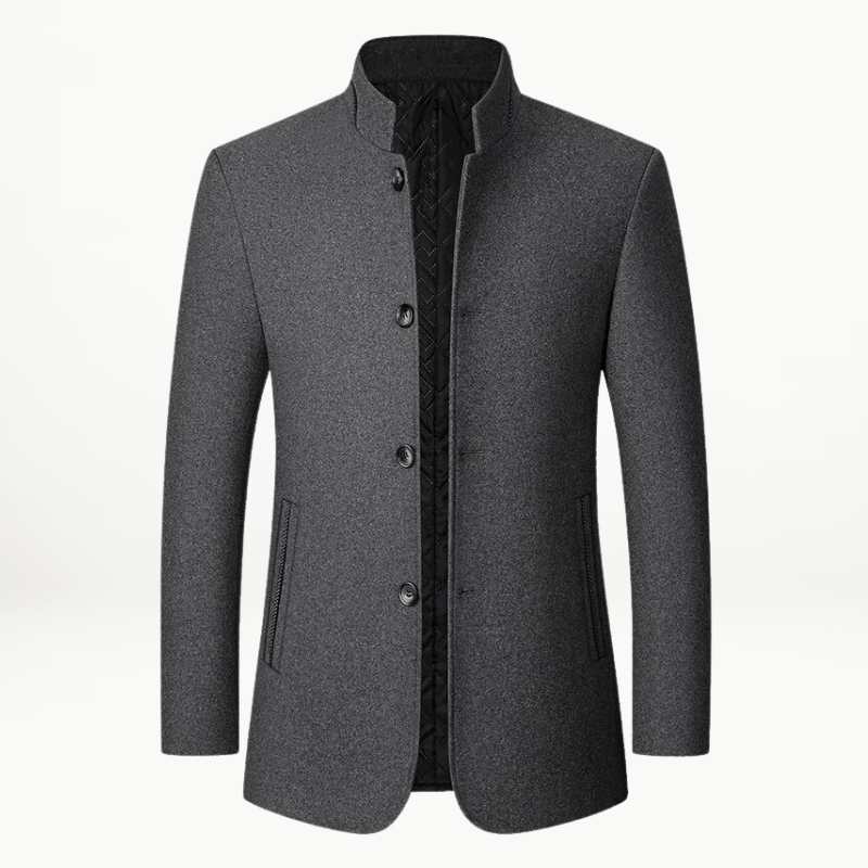 Drune | Jacke mit Knöpfen Wollmischung Klassisch, Elegant