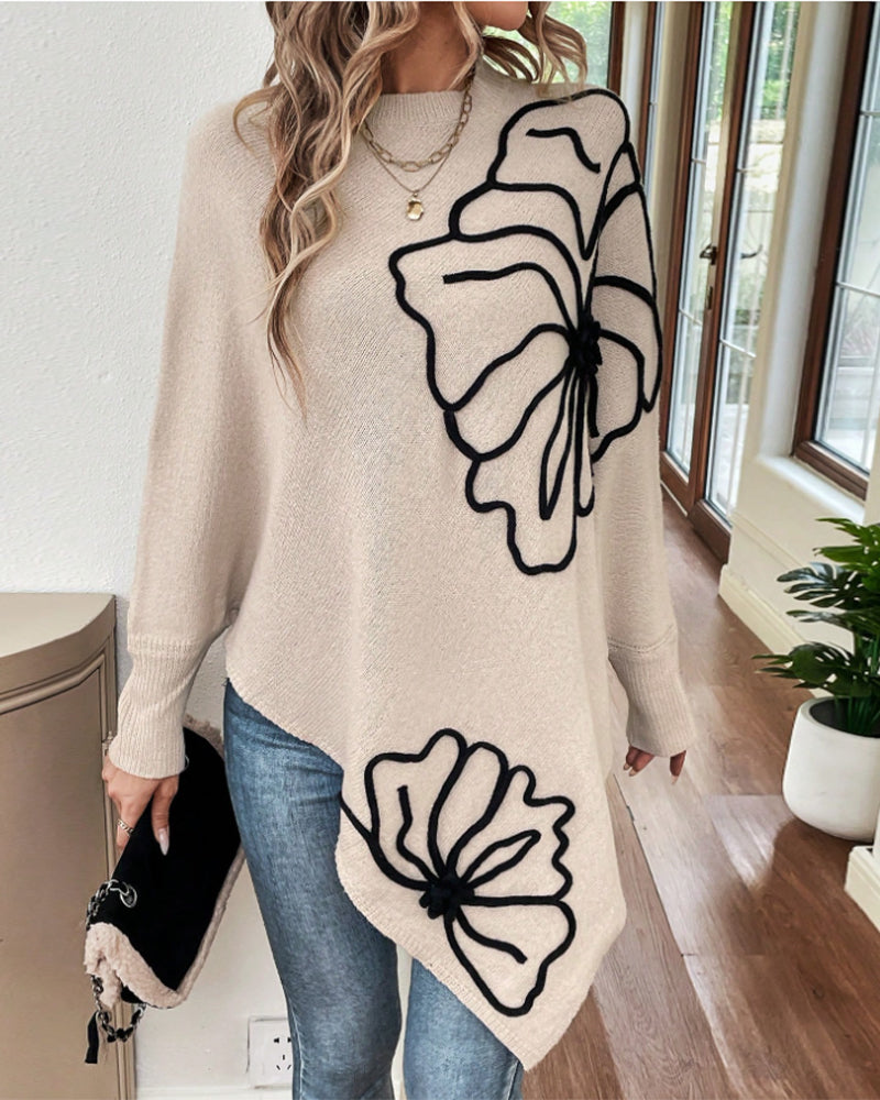 Drune | Weites Sweatshirt mit Fledermausärmeln