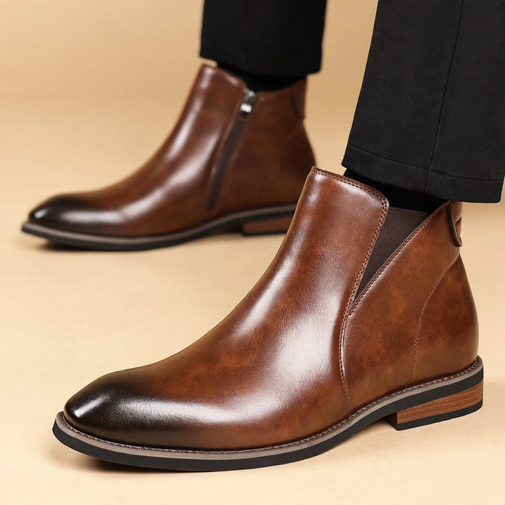 Herren-Chelsea-Stiefel, klassisch, gefüttert