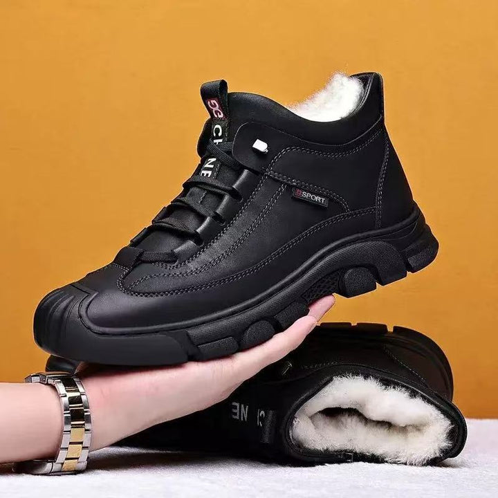Gefütterte Herren-Winterstiefel, rutschfest