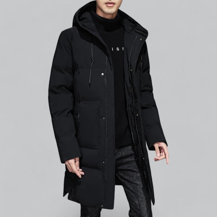 Drune | Stilvolle Lange Pufferjacke