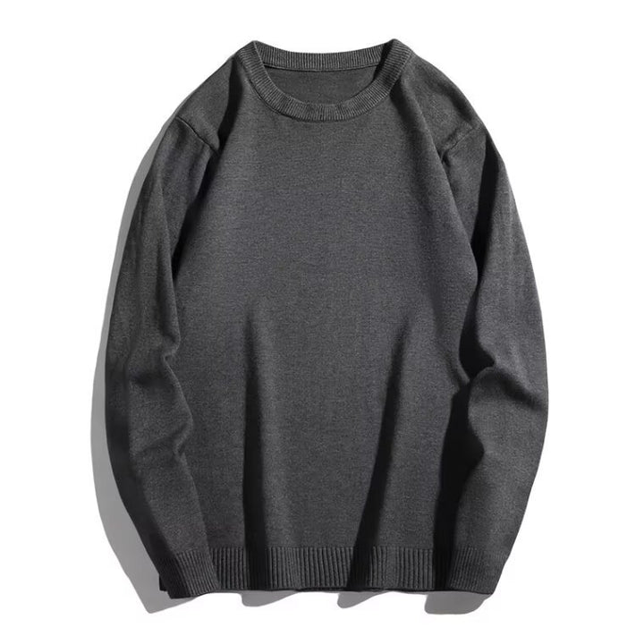 Herren-Wollpullover mit Rollkragen, schlicht und warm
