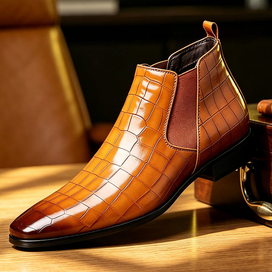 Modische Herren-Chelsea-Boots im Vintage-Stil