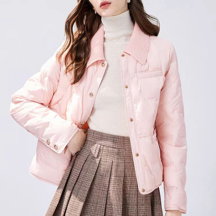 Leichte, kurze Damen-Daunenjacke