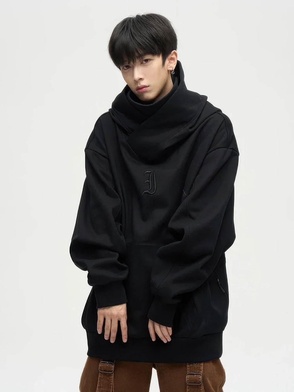 Drune | Ninja Coltrui Kapuzenpulli Bequemer Und Trendy Kapuzenpulli