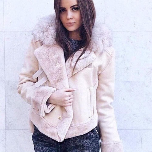 Drune | PRECIOSA SUEDE-JACKE MIT KUNSTLEDER
