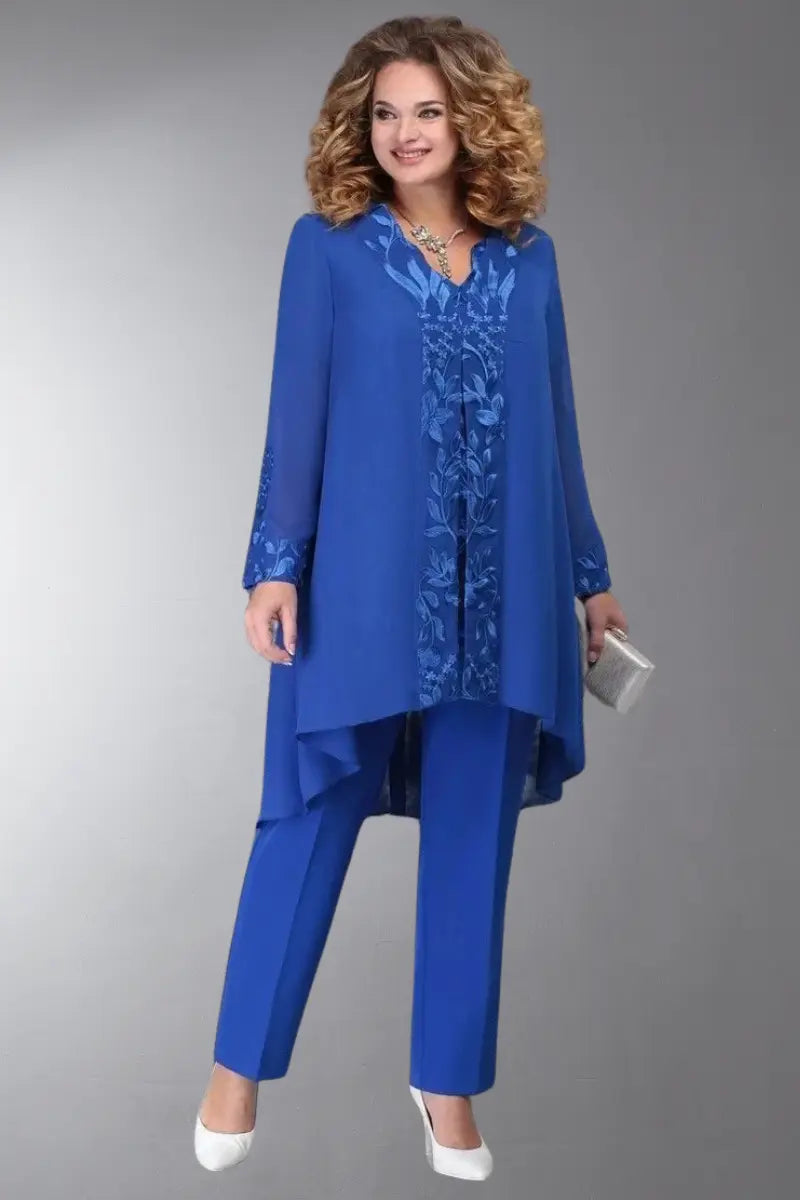 Drune | 3 Teilig Chiffon Brautkleid Satz Für Damen