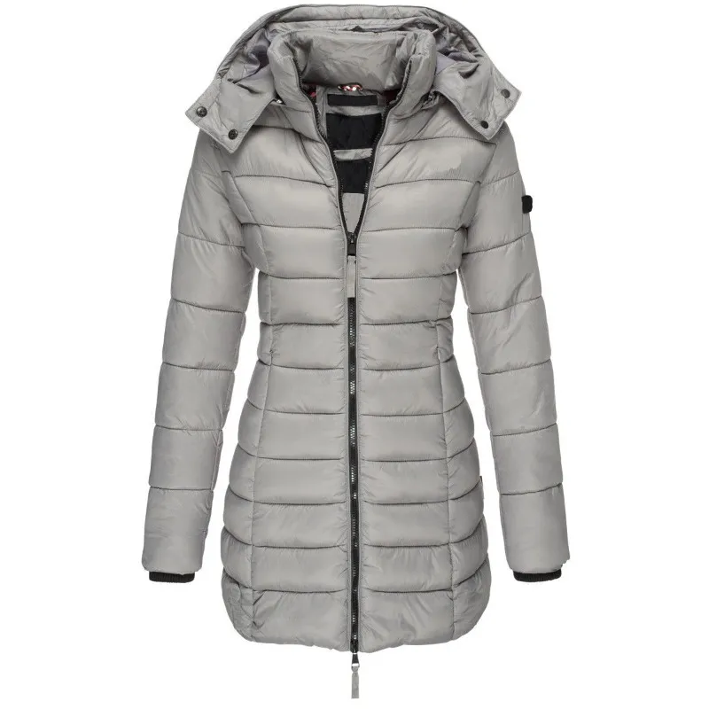 Drune | Daunenjacke lang Kapuze Damen
