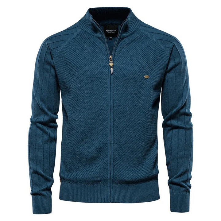Drune | Warme und lässige College-Strickjacke
