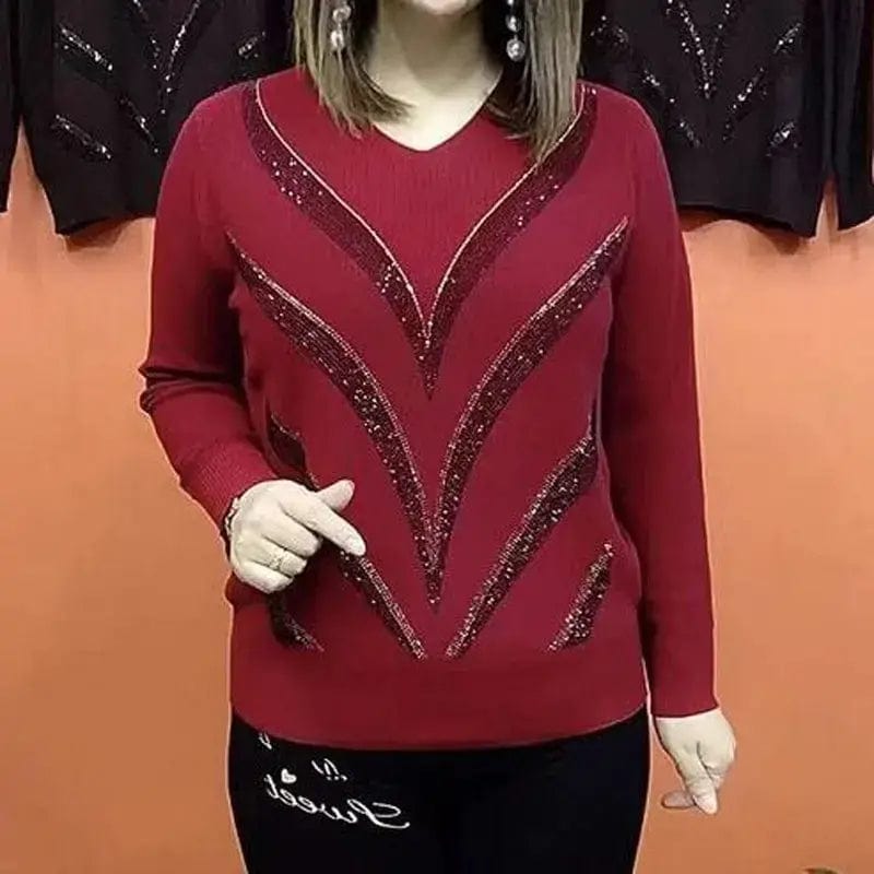 Drune | V-Ausschnitt Pullover Eleganter Zeitloser Stil Ideal für den Winter