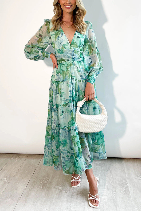 Drune | Wickelkleid Mit Blumenmuster Für Damen