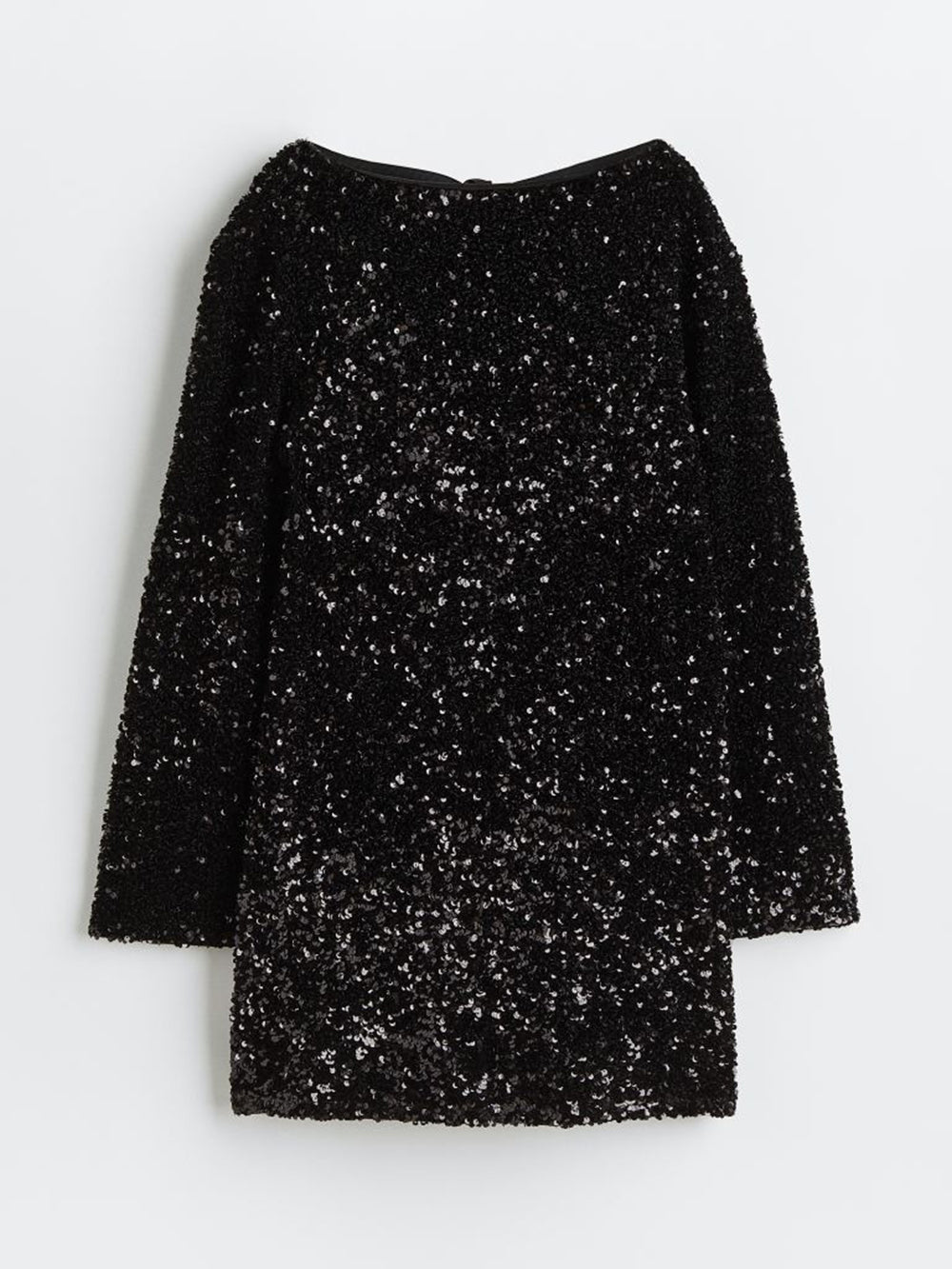 Drune Kleid | Elegantes Glitzerkleid mit Schleifenverschluss am Rücken