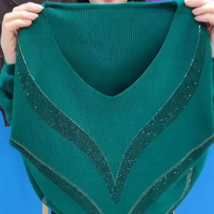 Drune | V-Ausschnitt Pullover Eleganter Zeitloser Stil Ideal für den Winter
