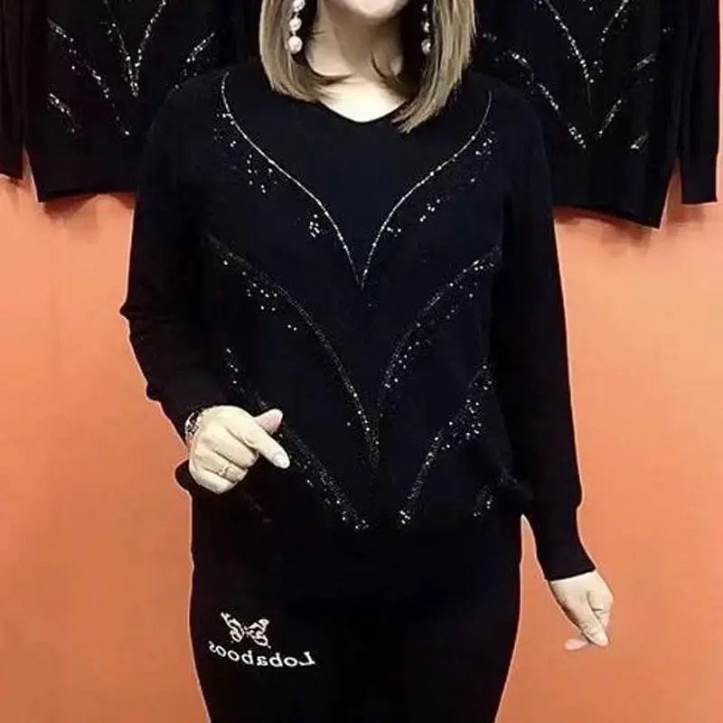 Drune | V-Ausschnitt Pullover Eleganter Zeitloser Stil Ideal für den Winter