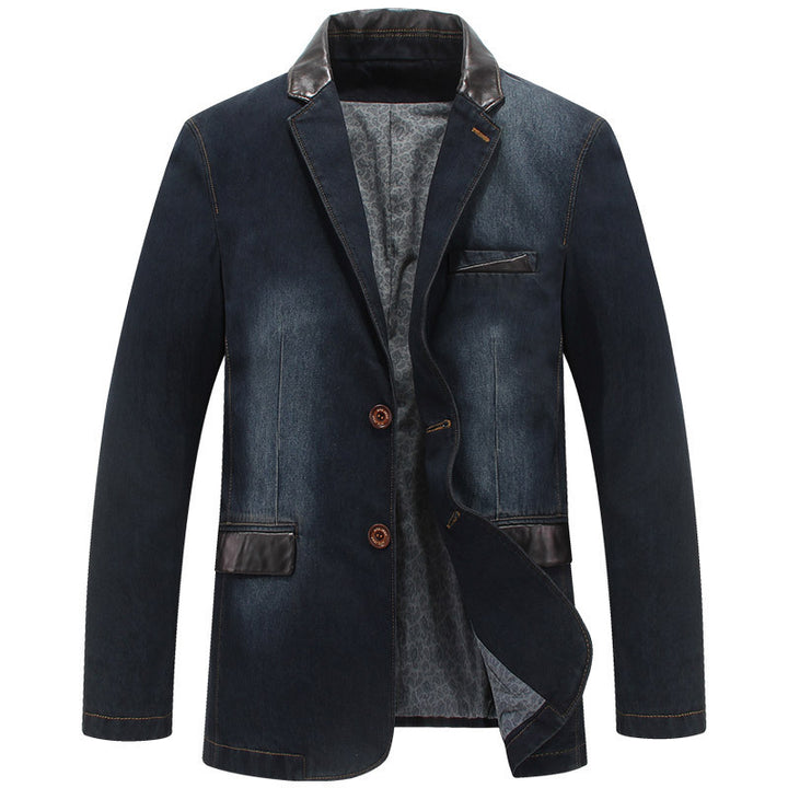 Herren Denim Blazer mit modernen Akzenten Drune