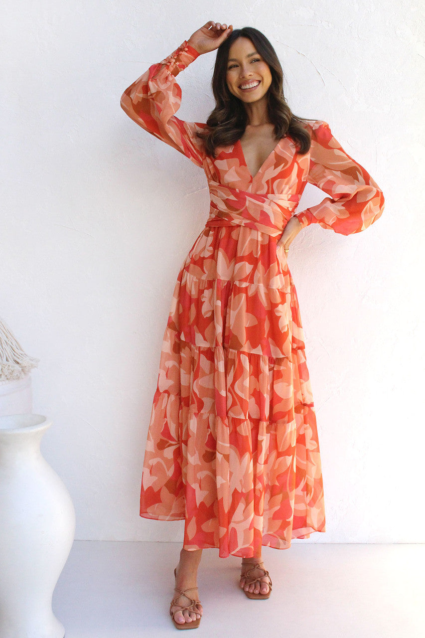 Drune | Wickelkleid Mit Blumenmuster Für Damen