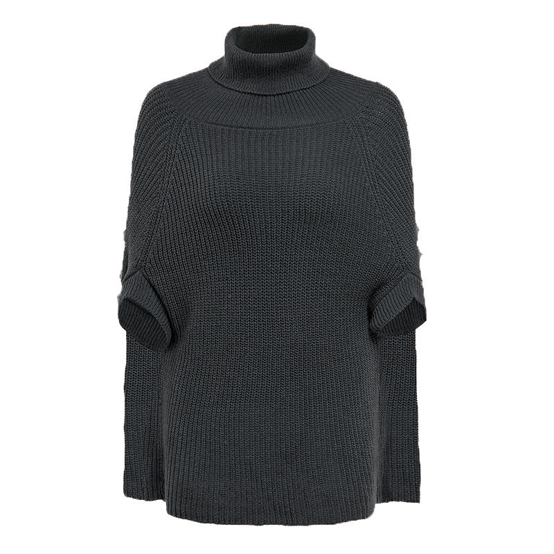 Damen kuscheliger Rollkragenpullover Drune
