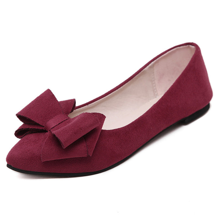 Damen Ballerinas mit elegantem Schleifen-Design und weichem Obermaterial Drune