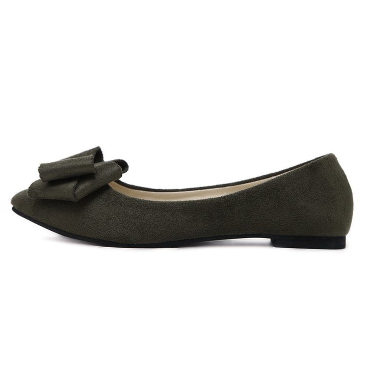 Damen Ballerinas mit elegantem Schleifen-Design und weichem Obermaterial Drune