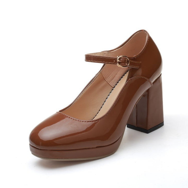 Damen Hochwertige Absatzpumps mit eleganter Riemen-Detailierung Drune