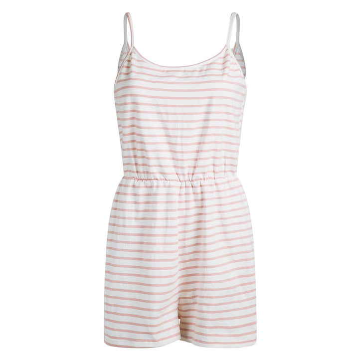 Damen stylischer Jumpsuit mit verstellbaren Trägern und Gummizug in der Taille Drune