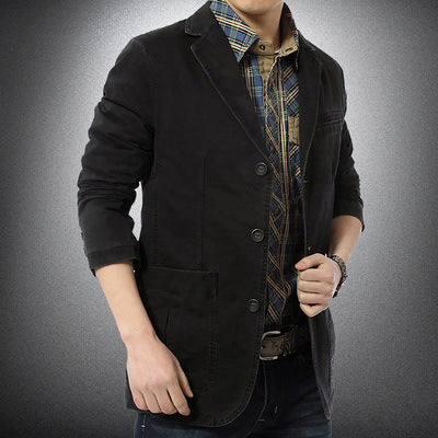 Herren Eleganter Freizeitblazer Drune