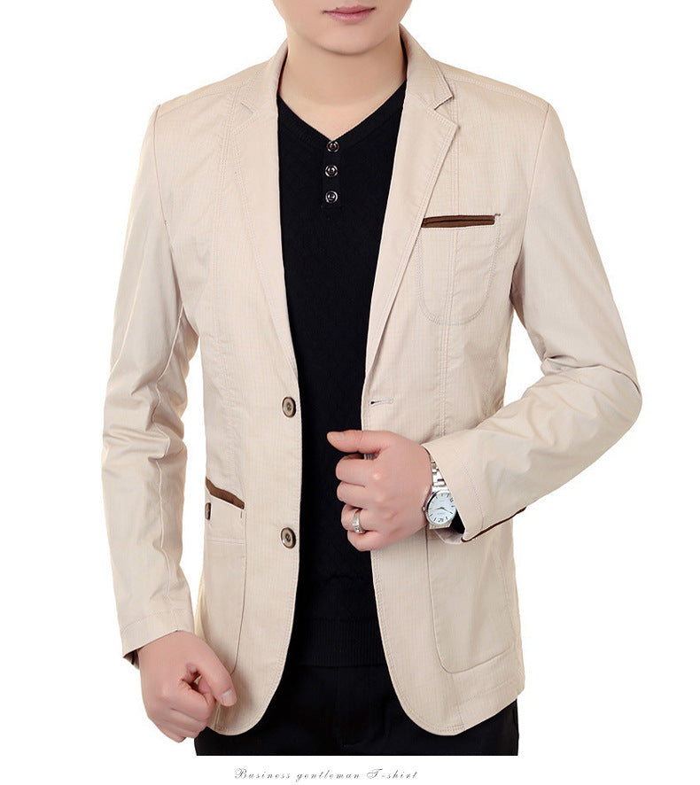 Herren Glencheck-Sakko Slim Fit aus Wollmischung mit dezentem Overcheck Drune