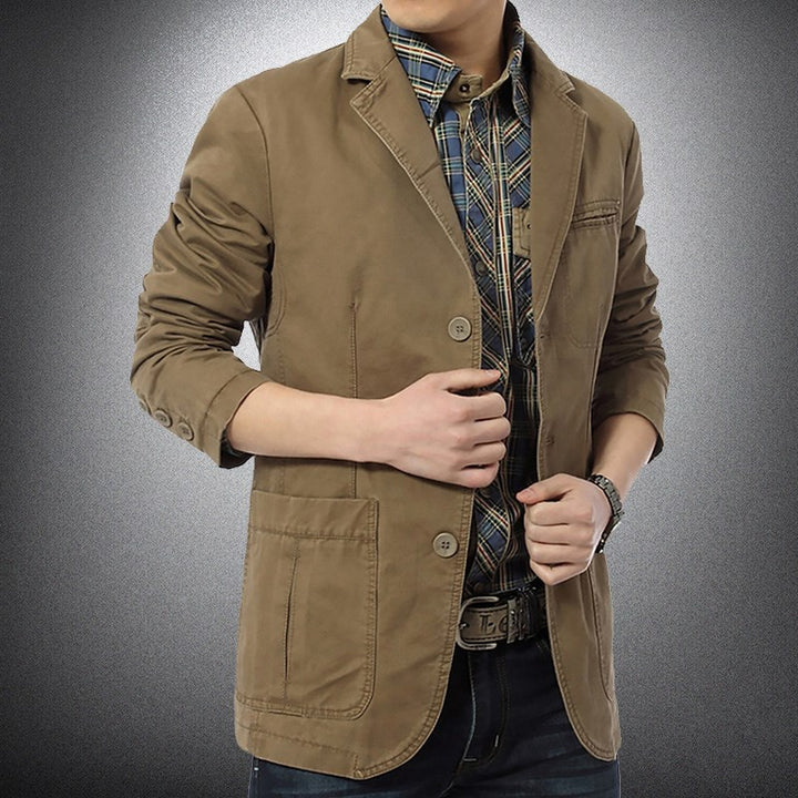 Herren Eleganter Freizeitblazer Drune