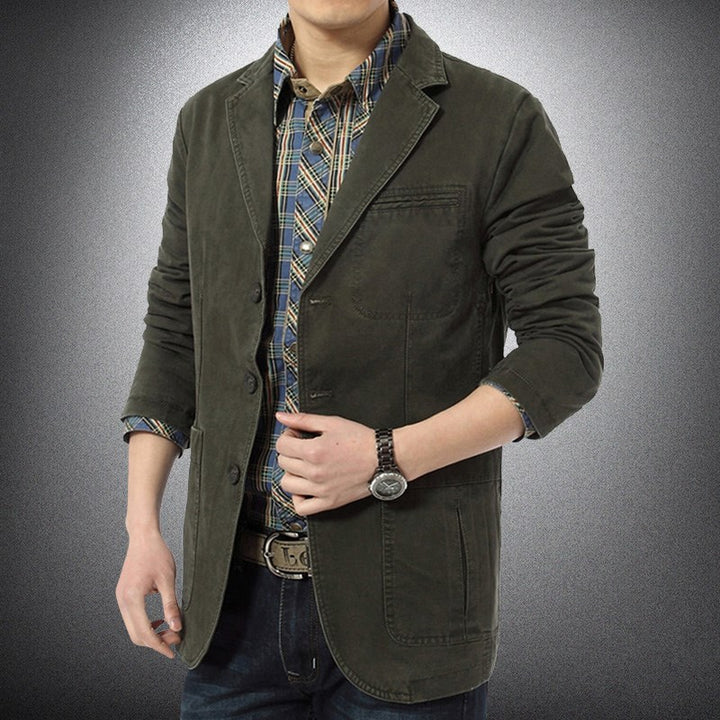 Herren Eleganter Freizeitblazer Drune